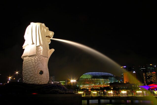 merlion skyline singapore