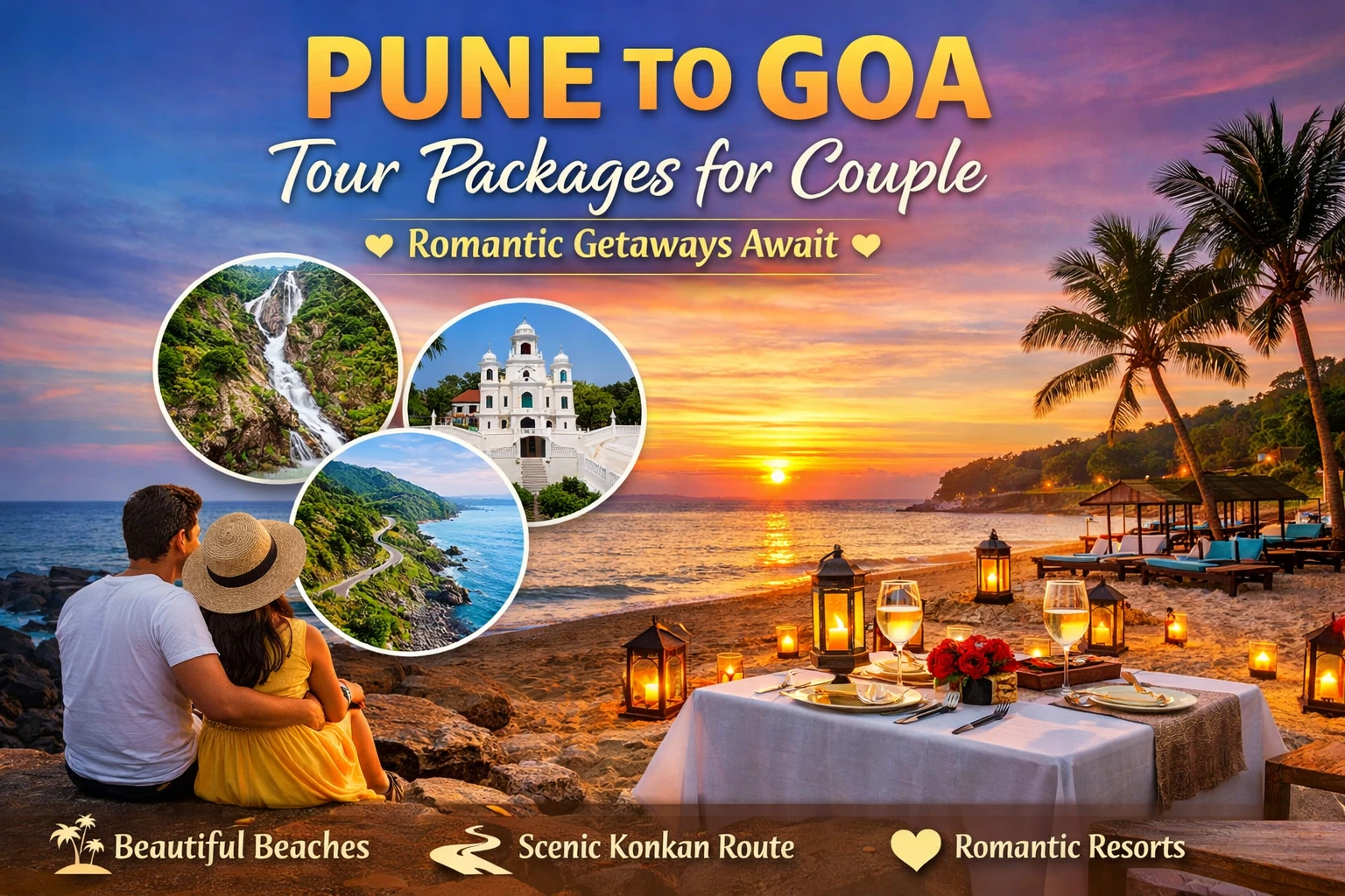 Pune to Goa Tour Packages for Couple