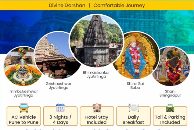 3 Maharashtra Jyotirlinga with Shirdi Sai Baba Tour Package From Nashik