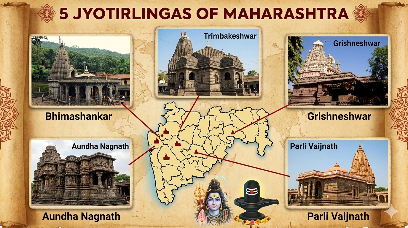 5 Jyotirlingas of Maharashtra
