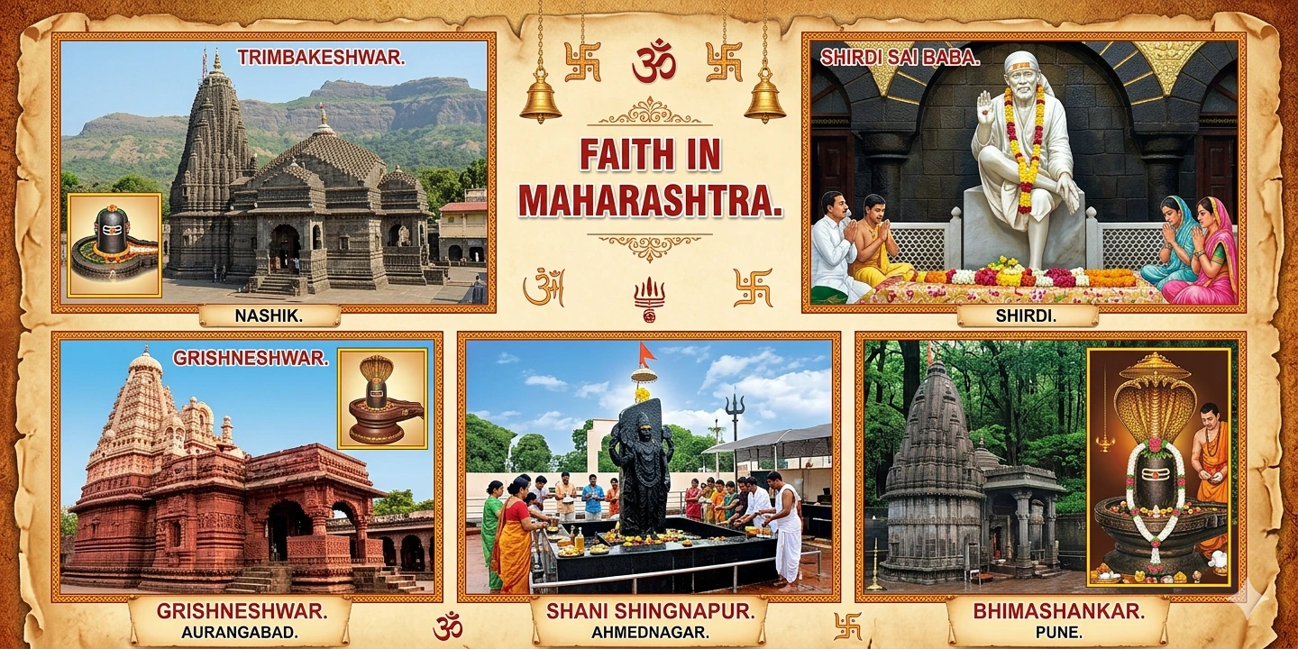 bhimashankar trimbakeshwar grishneshwar tour package from pune nashik