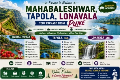 Mahabaleshwar, Tapola, Lonavala Tour Package from Pune