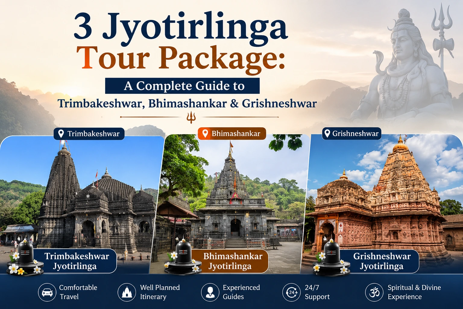 3 Maharashtra Jyotirlinga Tour Package From Pune
