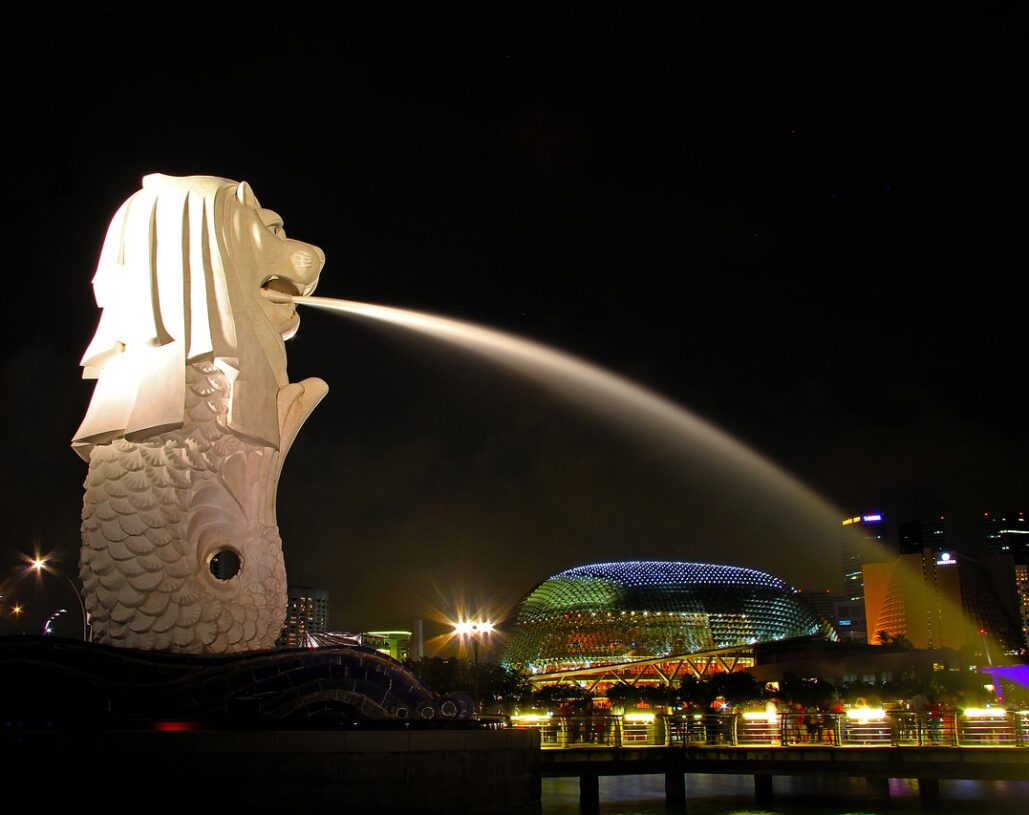merlion skyline singapore